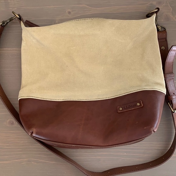 L.L. Bean Bags Ll Bean Waxed Canvas Crossbody Poshmark